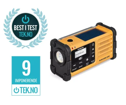 SANGEAN MMR-88 DAB+/FM/lommelykt/mobillader - nødstrøm på tur - 375 gram - beredskapsradio - Bilde 13