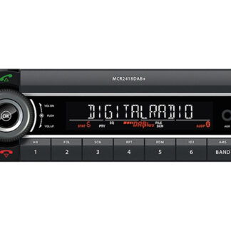 KIENZLE MCR2418 - radio for lastbil (24V) med USBx2, AUX - DAB-butikken.no
