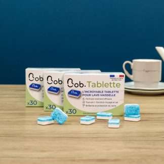 UTGÅTT - se MAX PODS som erstatter tablett - Bob "3-pakk" tablette - miljøvennlige Eco-oppvask-tabletter tilpasset Bob