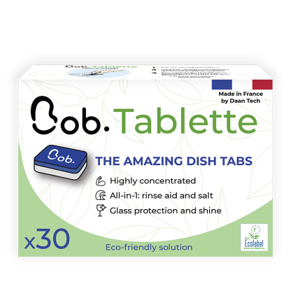 UTGÅTT - se MAX PODS som erstatter tablett - Bob "3-pakk" tablette - miljøvennlige Eco-oppvask-tabletter tilpasset Bob - Bilde 3