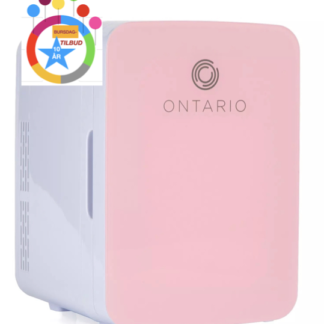 VST Ontario 10L minikjøleskap, pink/hvitt - Sendes hjem til deg for kun kr 99,- i frakt