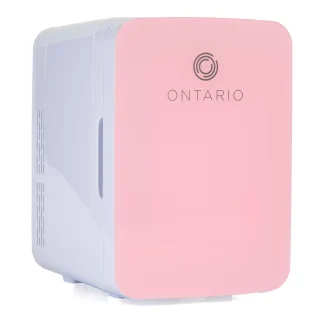 VST Ontario 10L minikjøleskap, pink/hvitt - fraktfritt Norge (eksp. beløp kr 49,-)