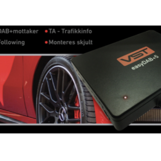 VST easyDAB+5 - "usynlig" DAB+løsning for bil - TA - SF - Funke antenne