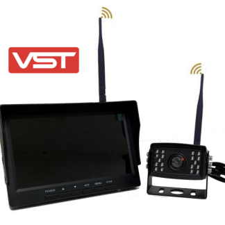 VST trådløs heavy duty IP69K ryggekamera med 7" skjerm 12/24V