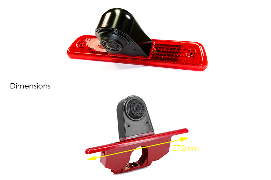 VST CVC-PUG-001 bremselys-ryggekamera for Jumpy, Expert & ProAce - Bilde 2