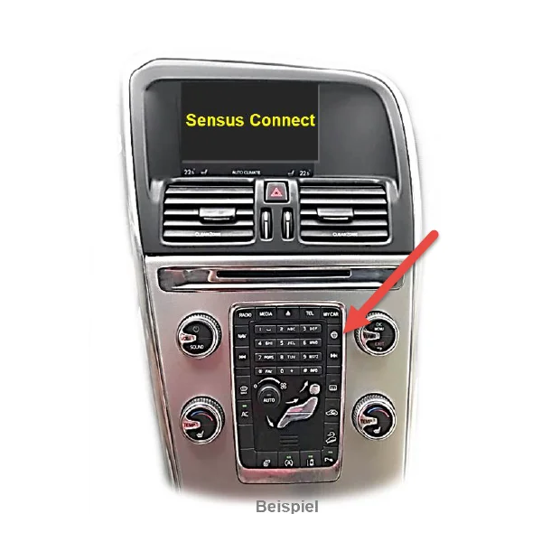 VST ryggekamera Interface til Volvo 2014-> med Sensus Connect med 7" skjerm