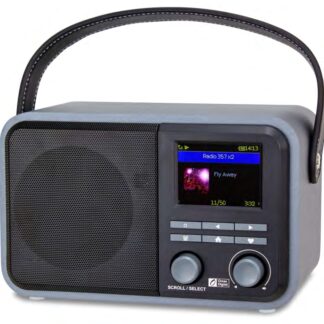 BESTILL NÅ!  SPESIALPRIS! VST DABhourHome WR 330 - Trådløs WEB-radio og DAB+radio trekabinett med batteri innebygget